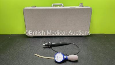 Karl Storz 11302 BDD2 Flexible Video Laryngoscope in Carry Case with 1 x Karl Storz Endoskope Lead Tester - Engineer's Report : Optical System - Excessive Broken Fibres, Angulation - No Fault Found, Insertion Tube - Crush Marks