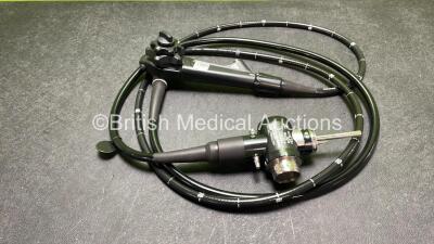 Olympus PCF-Q260AL Video Colonoscope in Case - Engineer's Report : Optical System - No Fault Found, Angulation - No Fault Found, Insertion Tube - No Fault Found, Light Transmission - No Fault Found, Channels - No Fault Found, Leak Check - No Fault Found * - 2