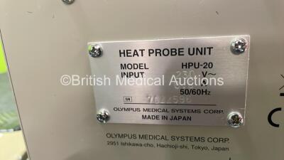 Olympus HPU-20 Heat Probe Unit with 1 x Olympus MAJ-528 Foot Switch (Powers Up with Fault-See Photo) - 4