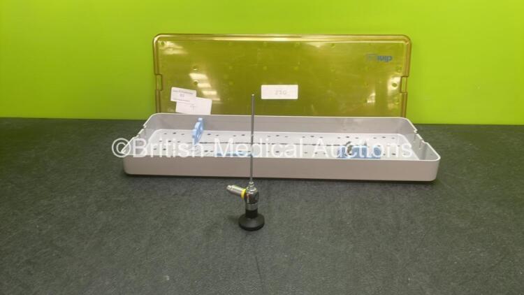 Karl Storz 1230 C 70 Degree Arthroscope in Tray - Engineer's Report : Optical System - Clipped Image, Insertion Tube - No Fault Found, Light Transmission - No Fault Found