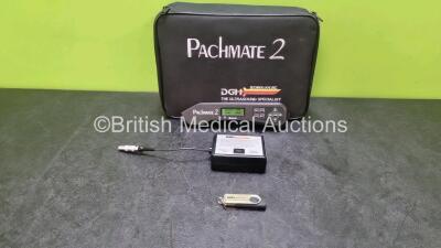 DGH Technology Pachmate 2 DGH 55 Pachymeter with Pachmate CalBox and USB Stick in Case (Powers Up)