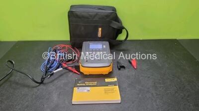 Fluke ESA615 Electrical Safety Analyzer with Power Cable (Powers Up) with Accessories *SN 3124106*