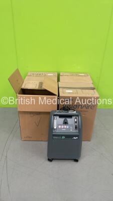 4 x AirSep VisionAire 5 Oxygen Concentrators (Stock Photo Used) *S/N GPB0119440216 / GPB0120120189 / GPB0120110525 / GPB0120120124*