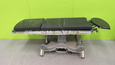 Anetic Aid QA4 Manual Function Patient Trolley with Cushions (Hydraulics Tested Working) *S/N 856*