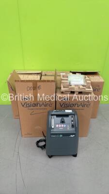 5 x AirSep VisionAire 5 Oxygen Concentrators (Stock Photo Used) *S/N GBP0120120196 / PB0120170346 / -GPB0120120191 \ GPB01201306147 / GPB0120130607*