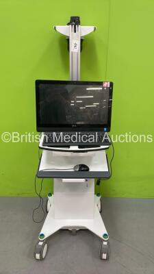 Parity Medical Mobile Workstation with Dell PC and Camera (HDD REMOVED)