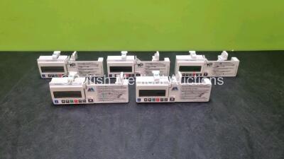 5 x CME Medical T34 Ambulatory Syringe Pumps (All Power Up with Stock Battery Stock Battery Not Included)