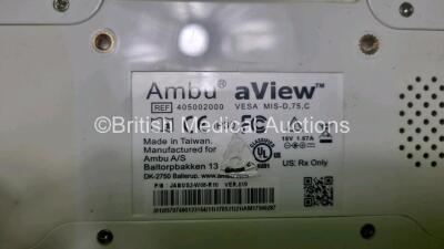 Ambu aView Ref - 405002000 Monitor *Version - 2.02* with Power Supply (Powers Up) - 3