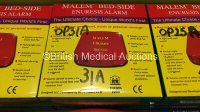 Job Lot of Malem Bedside Alarms for Bedwetting with Accessories - 5