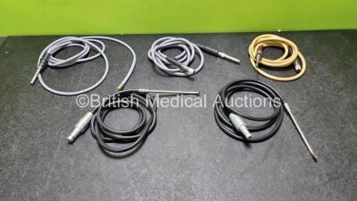 Job Lot of Various Fibre Optic Light Cables