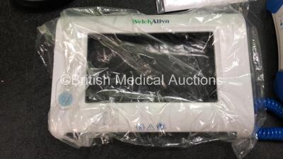 Mixed Lot Including 1 x Pari TurboBoy SX Compressor, 1 x TPN 300 Tens Machine in Case, 5 x Acupad Tens Electrodes, 6 x Pals Neurostimulation Electrodes *Expired* 1 x Riester Big Ben BP Meter, 1 x Welch Allyn Monitor Spare Front Casing, 1 x Orion Timesco O - 10