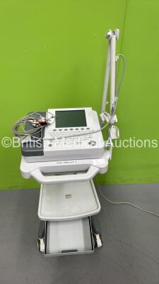 Edan SE-1200 Express ECG Machine with 10 Lead ECG Leads on Stand (Powers Up) *S/N 311072-m162024000001*