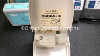 Mixed Lot Including 5 x Direct Healthcare Dyna-Form Mercury Advance Mattress Pumps, 5 x Park House PHP1000 Mattress Pumps, 1 x Rober Dyna-Form Air Plus Mattress Pump and 1 x Medic-Aid Nebuliser - 6