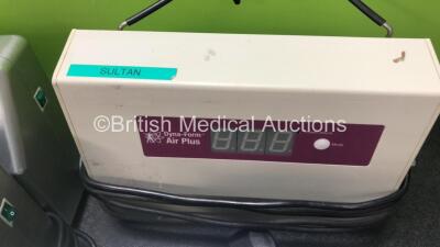 Mixed Lot Including 5 x Direct Healthcare Dyna-Form Mercury Advance Mattress Pumps, 5 x Park House PHP1000 Mattress Pumps, 1 x Rober Dyna-Form Air Plus Mattress Pump and 1 x Medic-Aid Nebuliser - 7