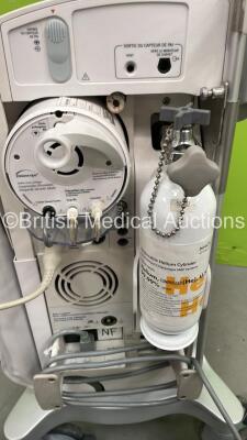 Datascope CS300 Automated Counterpulsation Balloon Pump System 98XT P/N 0998-00-0479-64 with IABP Doppler and 3 Lead ECG Leads - Running Hours 3068.3 (Powers Up) - 9