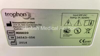 2 x Nanosonics Trophon EPR High Level Disinfection Units Ref N00020 on Stand with Printer (Both Power Up) *S/N 36543-012 / 36543-056* **Mfd 2014** - 4