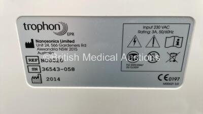 Nanosonics Trophon EPR High Level Disinfection Unit Ref N00020 on Stand with Printer (Draws Power with Fault) *S/N 36543-058* **Mfd 2014** - 5