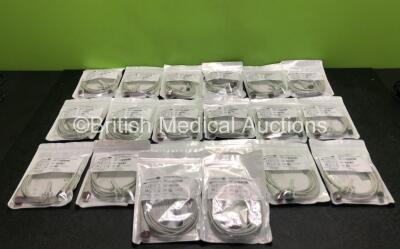 20 x Unimed Invasive BP Adaptor Cables Ref BC-MR-MX1 *Mfd 2022-2023* (Unused)