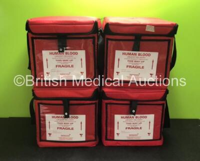 4 x Laminar Medica Blood Transport Carry Bags