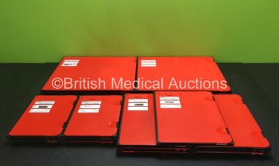 Job Lot of AGFA X Ray Cassettes Including 6 x AGFA 18x24 X Ray Cassettes, 7 x AGFA 24x30 X Ray Cassettes and 6 x AGFA 43x35 X Ray Cassettes *LP*