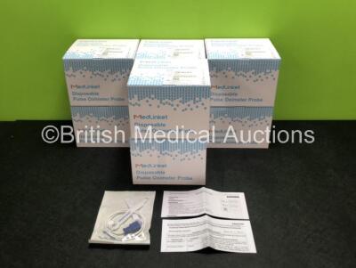 Approximately 192 x Medlinket Disposable Pulse Oximeter Probes / SpO2 Sensors *Expire 2025*