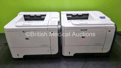 2 x HP Laserjet P3015 Printers (Both Power Up) *cage*