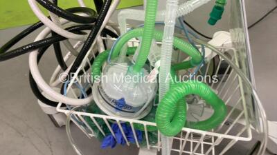 SLE5000 Infant Ventilator HFO TTV Plus Model E Software Version 5.0 on Stand with Hoses (Powers Up) * Mfd 2008 * - 5