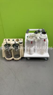 1 x Braun Premier 601 Suction Pump with 2 x Cups and 1 x Eschmann VP35 Suction Unit with 2 x Suction Cups - Missing Handle (Both Power Up)