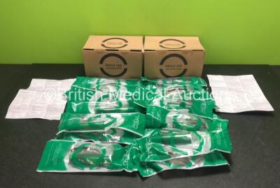 20 x Timesco Callisto MAC 2 Laryngoscope Blades and Handles (Unused - All Expire 2024)