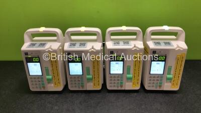 4 x Sino Medical SN-1800V Infusion Pumps *Mfd - 2020* (All Power Up) *SN 0496200526A06348 / 0496200519A04725 / 0496200519A04723 / 0496200513A03186*