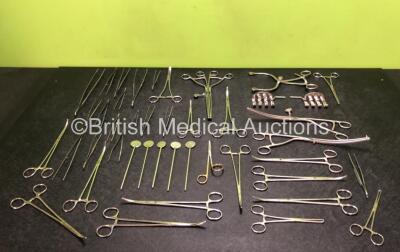 Job Lot of Surgical Instruments in Tray