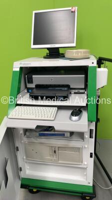 Albyn Medical Phoenix Plus Work Station with Monitor (HDD REMOVED) *S/N 4735* - 2