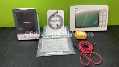 Mixed Lot Including 1 x Mindray VS-900 Patient Monitor Including NBP and SpO2 Options (Power Up) 1 x Philips REF 989803150191 Battery *Untested* 2 x Gynecare REF 01105 Umbilical Cables, 1 x Drager Infinity Delta Patient Monitor Front Plate and 1 x Light 