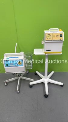 1 x SAM 12 Medical Suction Unit on Stand and 1 x Gabler PSE-500 Suction Pump (Both Power Up) *S/N 0805-1683*