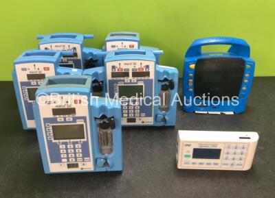 Mixed Lot Including 1 x Hemochron Signature Elite Whole Blood Microcoagulation System, 1 x GE Dinamap ProCare 300 Patient Monitor and 5 x Alaris SE Pumps *SN AAW05440394SA / SE2880 / 135081073 / 4030370 / 4030850 / 4030866 / NA*