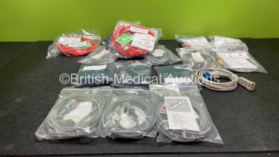 Job Lot of Various Patient Monitoring Cables