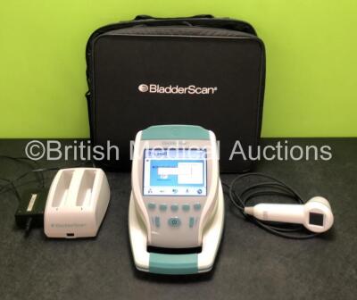 Verathon BVI 9400 Bladder Scanner with 1 x Probe, 1 x Battery Charger and 1 x Battery in Case (Powers Up) *SN B4303986*