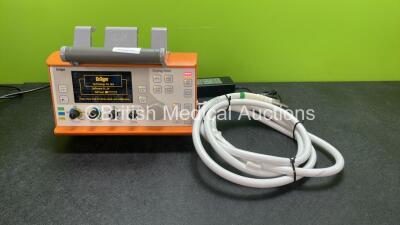 Drager Oxylog 3000 Ventilator Software Version 01.24 with 1 x AC Power Supply and 1 x Hose (Powers Up)