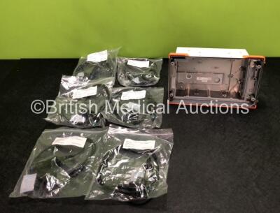 Mixed Lot Including 1 x Spare Casing for Drager Oxylog Ventilators and 6 x LSU DC Chargers