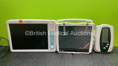 Job Lot of Patient Monitors Including 1 x Welch Allyn 1500 Patient Monitor (Powers Up with Blank Screen) 1 x GE B450 Carescape Monitor (Spares and Repairs) 1 x Welch Allyn REF 420 Series