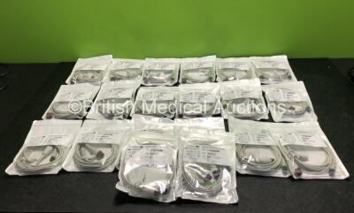 20 x Unimed Invasive BP Adaptor Cables Ref BC-MR-MX1 *Mfd 2022-2023* (Unused)