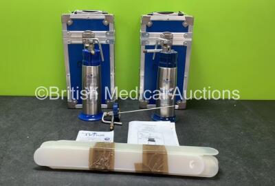 Mixed Lot Including 2 x CRY AC Canisters and 13 x Arjohuntleigh GX21270PP Head Support Stiffener