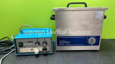 Mixed Lot Including 1 x Valleylab Surgistat Electrosurgery Generator and 1 x Bandelin Sonorex RK 255 Warming Bath (Powers Up) *SN A6A6723B-1, 61033*