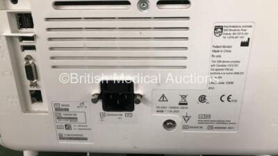 Philips Efficia CM120 Patient Monitor with NBP, SpO2, ECG, T1, T2, IBP1 and IBP2 Options (Powers Up with Missing Casing - See Photos) *SN CN54504189* - 9