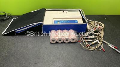 Cambridge SC 1000 EKG Machine with 1 x 10 Lead ECG Lead and 8 x Printer Reels (Power Up) *SN 01978*