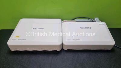 2 x Philips IntelliVue XDS Clinical Workstations (1 x No Power 1 x with Missing Casing) *SN 2008453002278 / 200843001868*