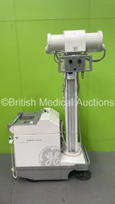 (ID 144604) GE AMX 4 Plus - IEC Mobile X-Ray Model No 2275938 (Powers Up with Key - Key Included) *S/N 1006047WK3* **Mfd 01/2006**