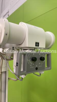 GE AMX 4 Plus Mobile X-Ray Model 2275938 with Exposure Hand Trigger and Key (Powers Up with Key - Key Included) * Mfd November 2007 * - 3