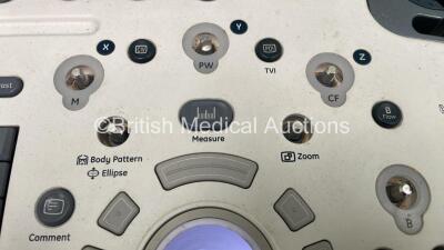 GE Logiq S7 Expert Flat Screen Ultrasound Scanner Ref.5497442 *Mfd Jul 2015* Software Version - R2, Software Revision 0.4 (Powers Up with 6 x Missing Dials) *SN 296452SU6* - 3