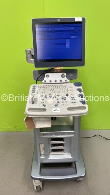 GE Logiq P6 Model 5329847 Ultrasound Scanner *Mfd 03-2010* Software Version R2.0.5 Software Part Number 5329523 (Powers Up - Mark to Screen - See Photo)